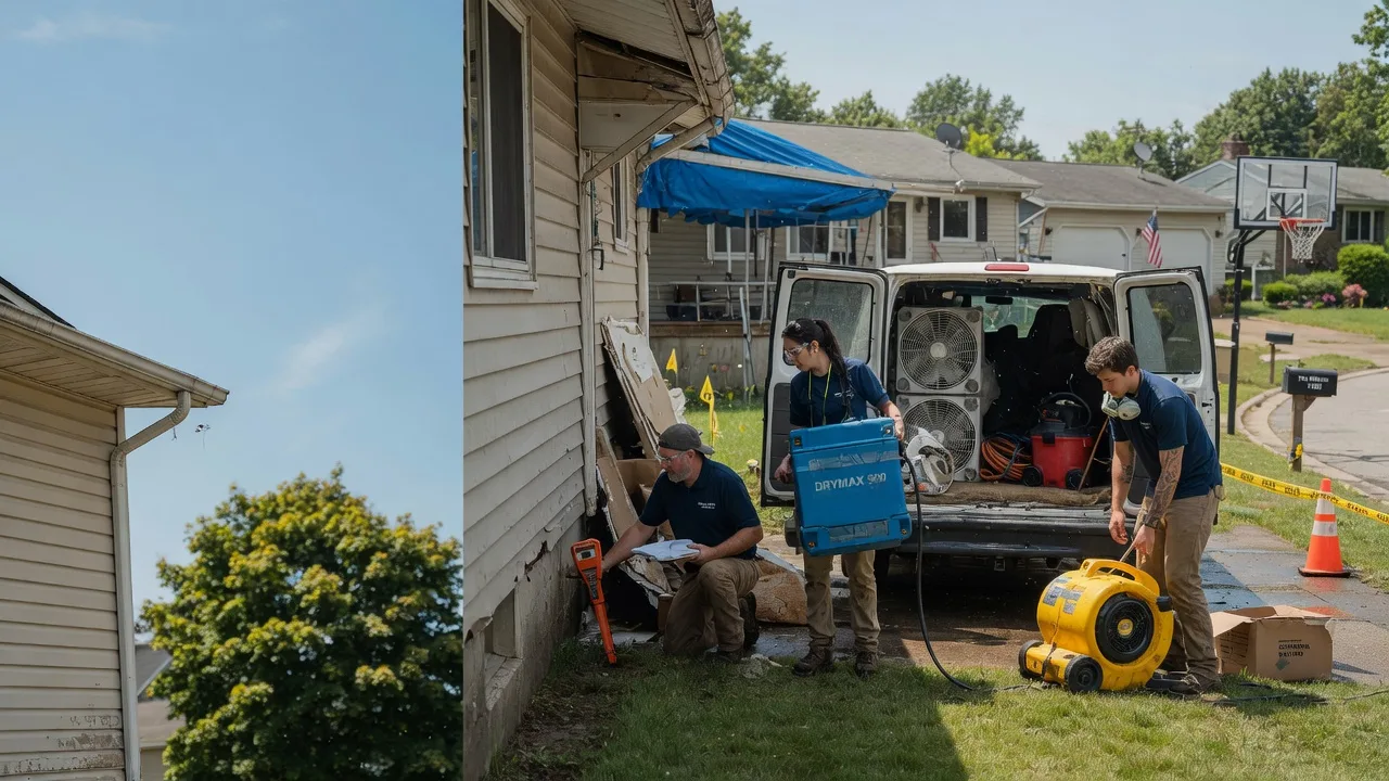 Ceiling Leak Cleanup in Shepardsville, IN near me